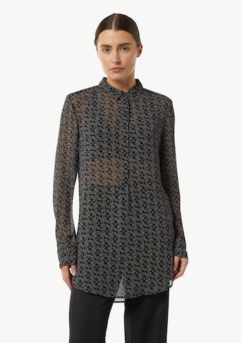 COMMA Bluse in Schwarz: Vorderseite