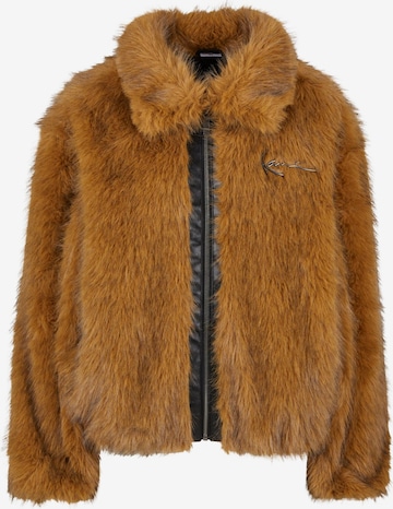 Karl Kani Välikausitakki värissä ruskea: etupuoli