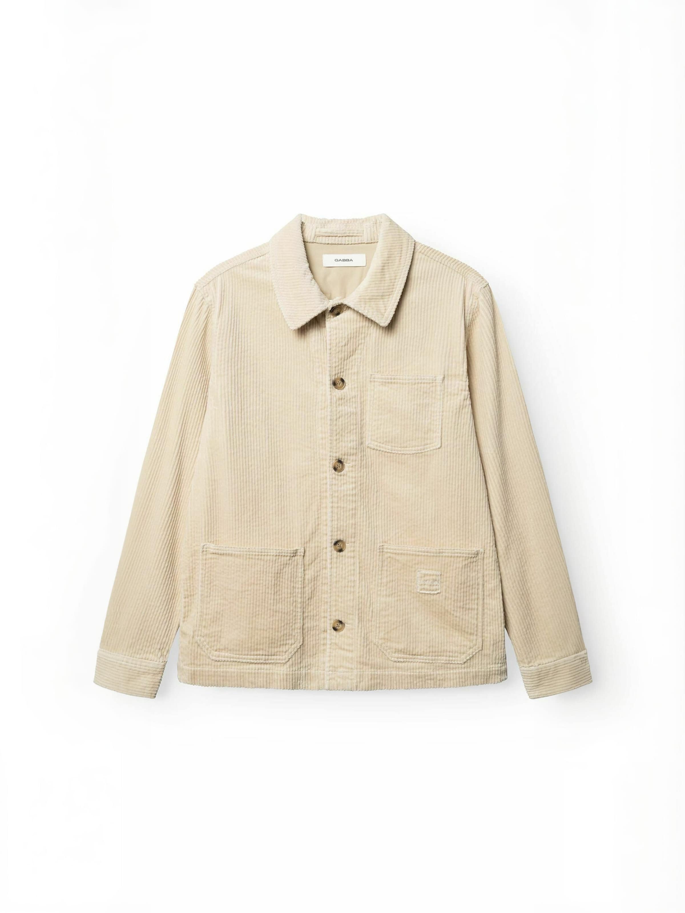 GABBA Regular Fit Paita ' GABbeta ' värissä beige: etupuoli