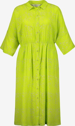Studio Untold Robe-chemise en gris / citron vert, Vue avec produit