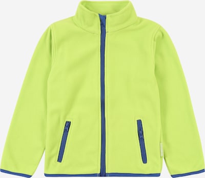 PLAYSHOES Fleecejacke in blau / kiwi, Produktansicht