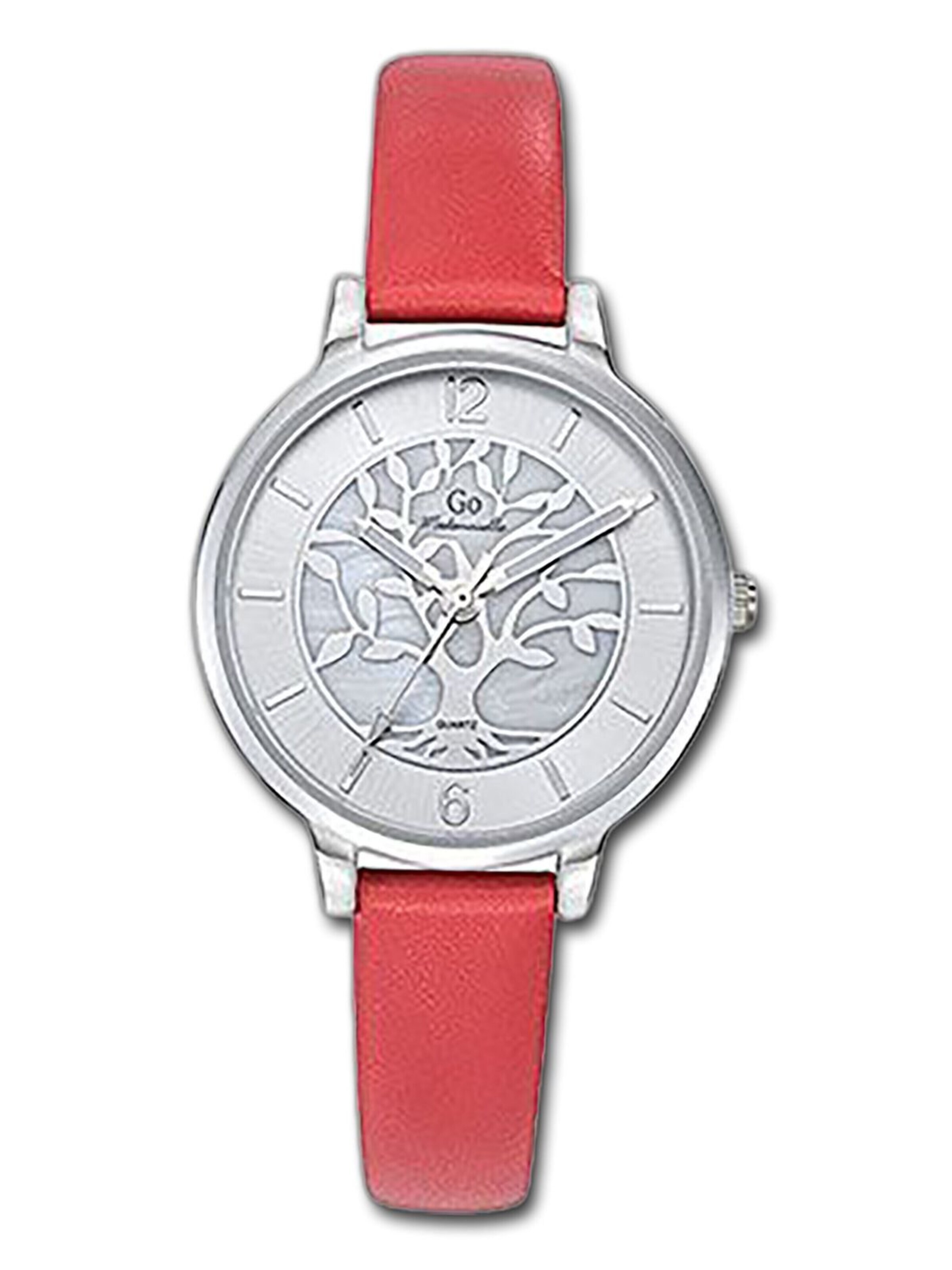 GO GirlOnly - Reloj analógico en rojo: frente