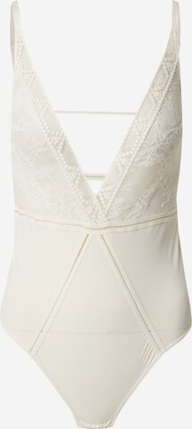 PASSIONATA Bodysuit in White: front