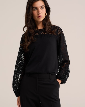 Camicia da donna di WE Fashion in nero: frontale