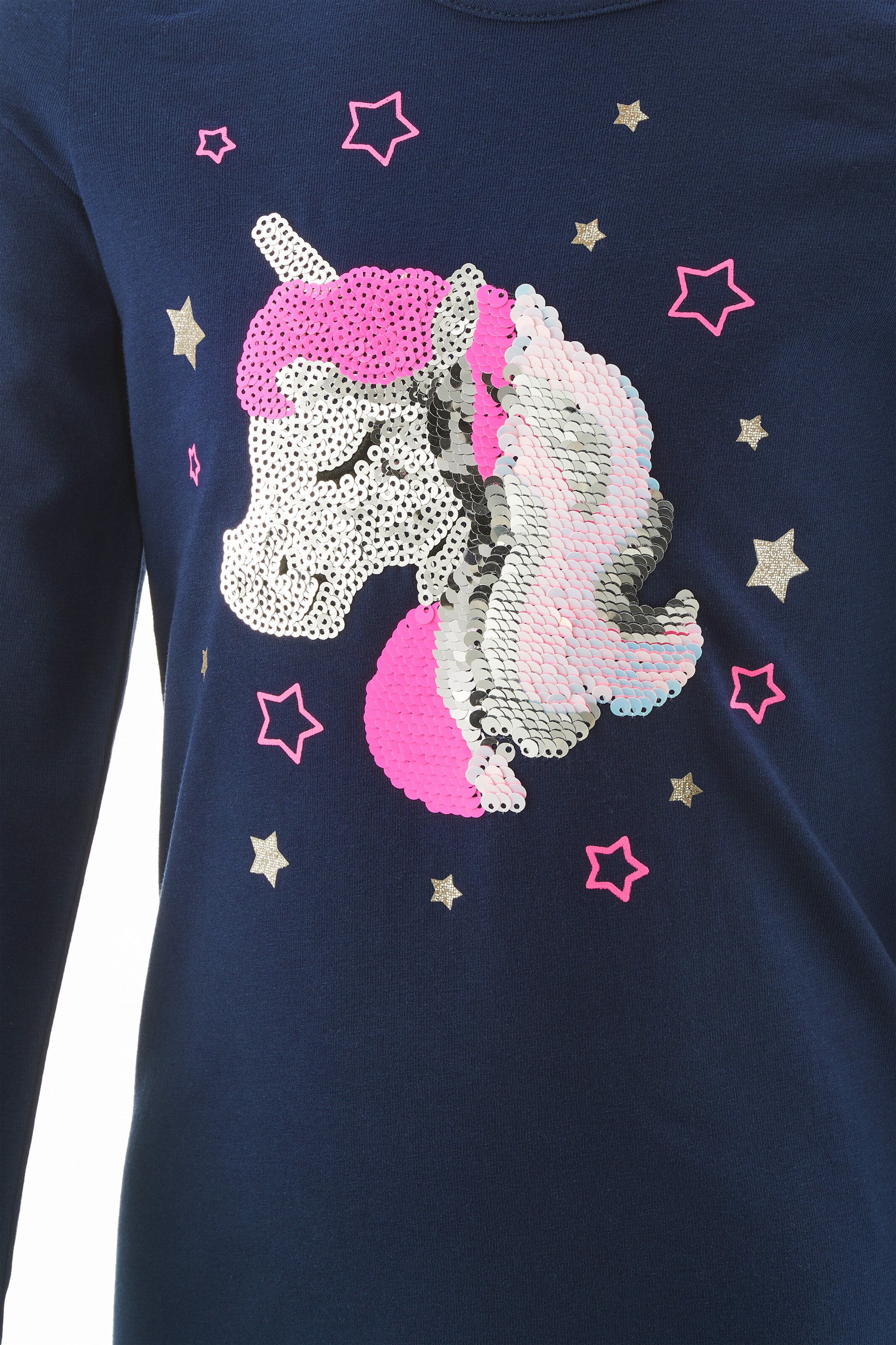 happy girls Shirt in Blue