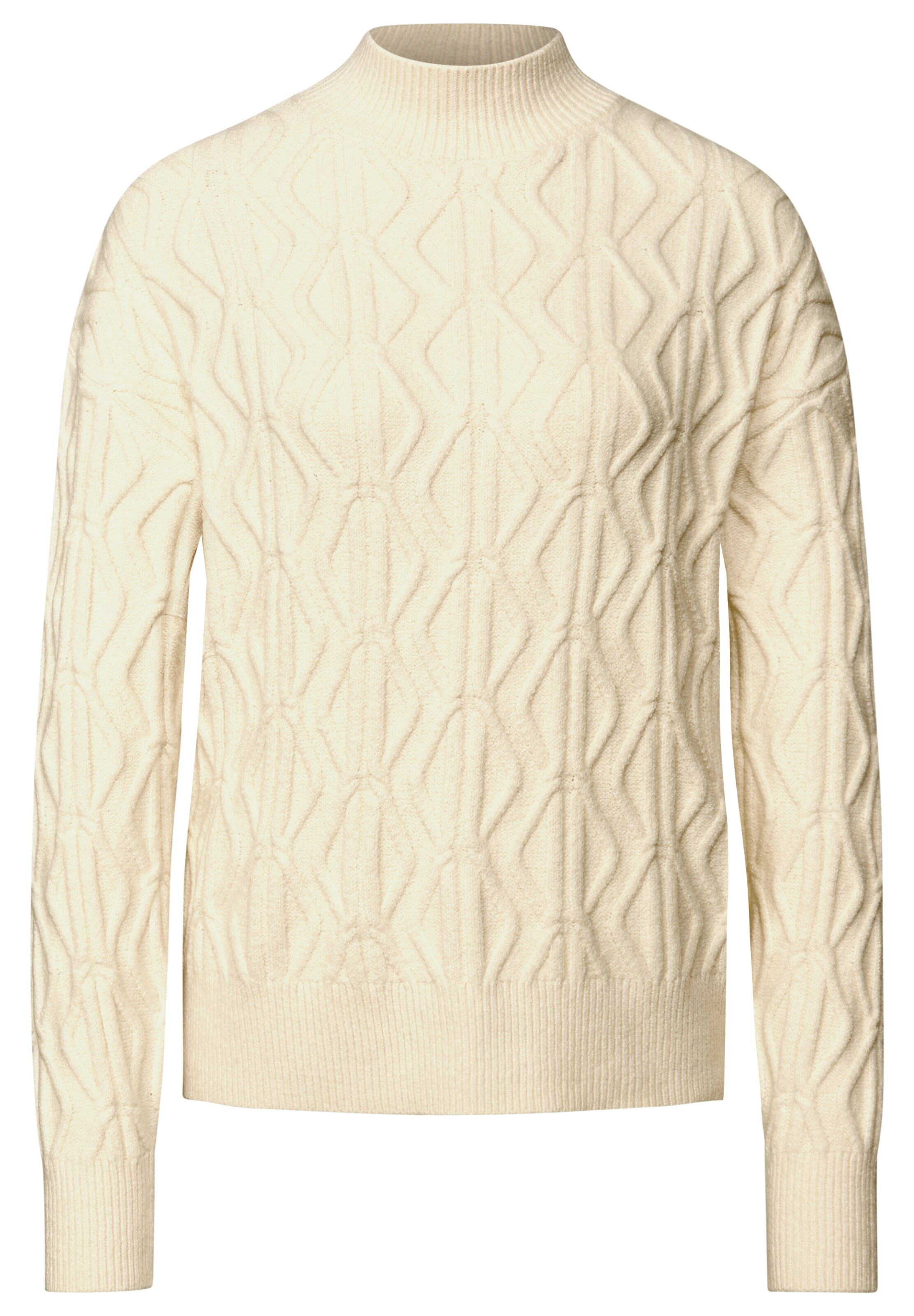Street One Studio Sweater in Beige: front