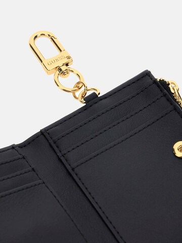 GUESS Schlüsselanhänger 'Peony' in Schwarz