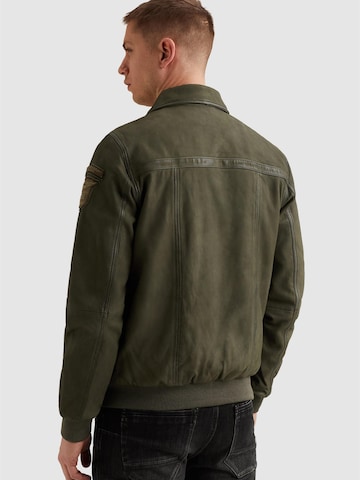 PME Legend - Chaqueta de entretiempo 'Summer Hudson leather jacket' en verde