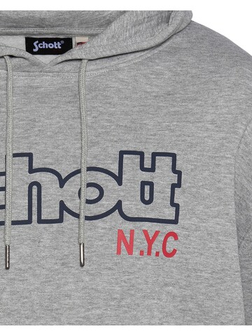 Schott NYC Sweatshirt‌‌‌ in Grau