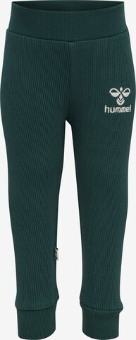 Effilé Pantalon 'Sami' Hummel en vert : devant