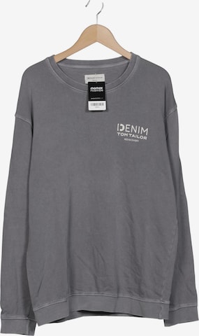 TOM TAILOR DENIM Sweater L in Grau: Vorderseite