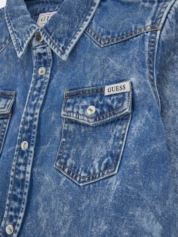 GUESS Regular Fit Hemd in Blau