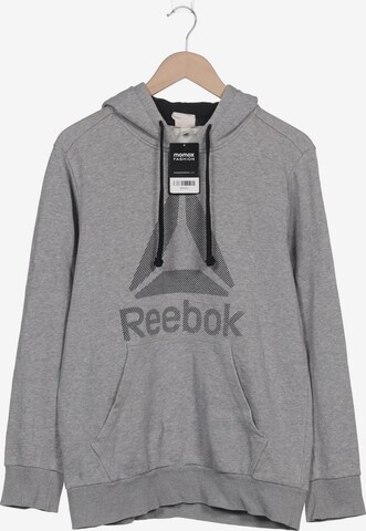 Reebok Sweatshirt & Zip-Up Hoodie in L in Grey: front