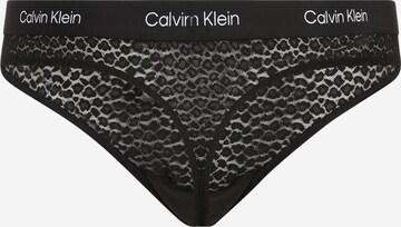 Calvin Klein Underwear Plus Thong in Black