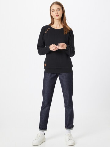 Ragwear Sweatshirt 'Daria' in Schwarz