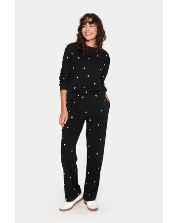 SAINT TROPEZ Regular Broek 'Dagna' in Zwart