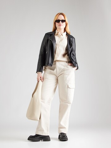 ONLY Carmakoma Blouse 'CARTIZANA' in Beige