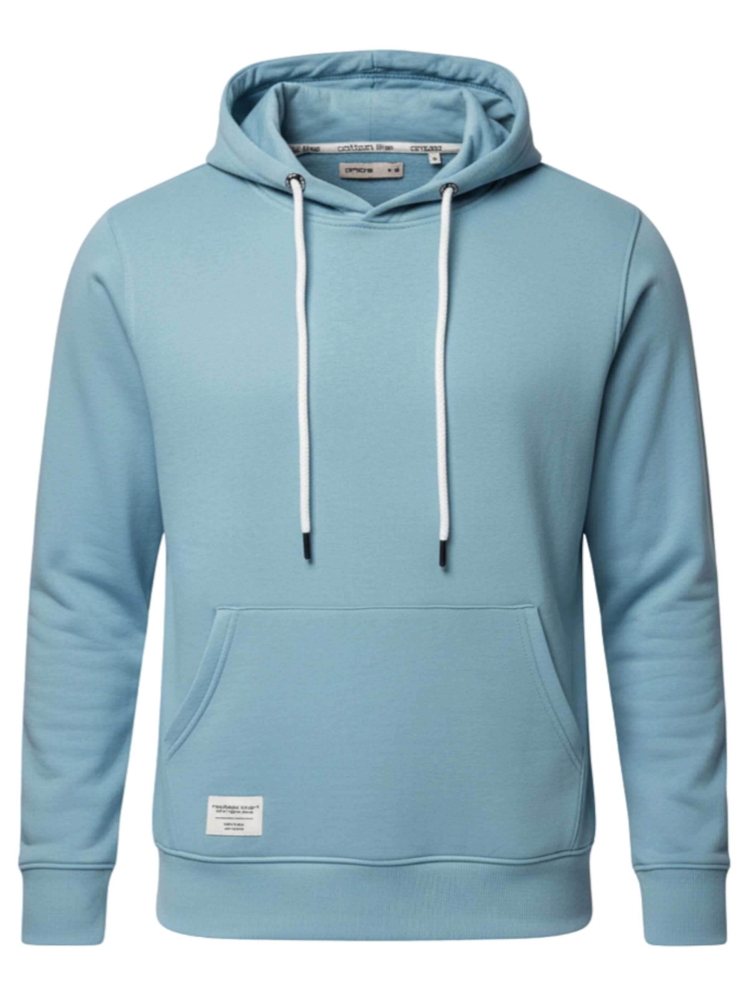 Sweat-shirt Ombre en bleu : devant