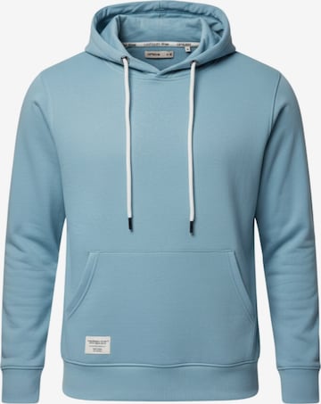 Sweat-shirt Ombre en bleu : devant