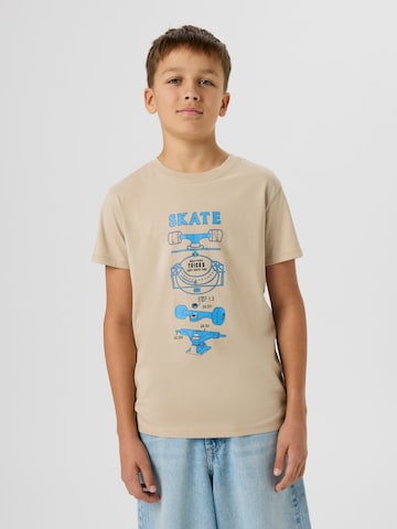 TWO SOON - Camiseta en beige: frente