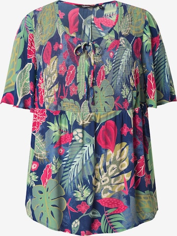 Ulla Popken Tunika in Mischfarben: Vorderseite