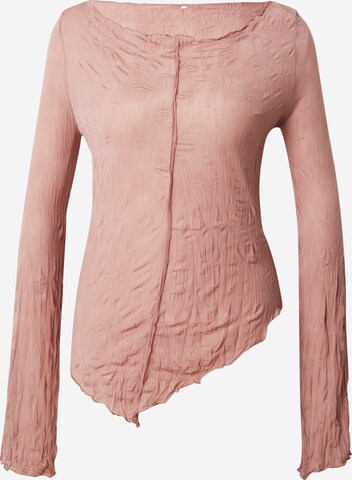 ABOUT YOU x Toni Garrn Shirt 'Cleo' in Beige: voorkant