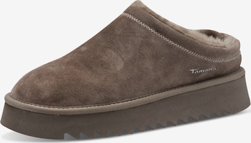 Mule Tamaris en marron : devant