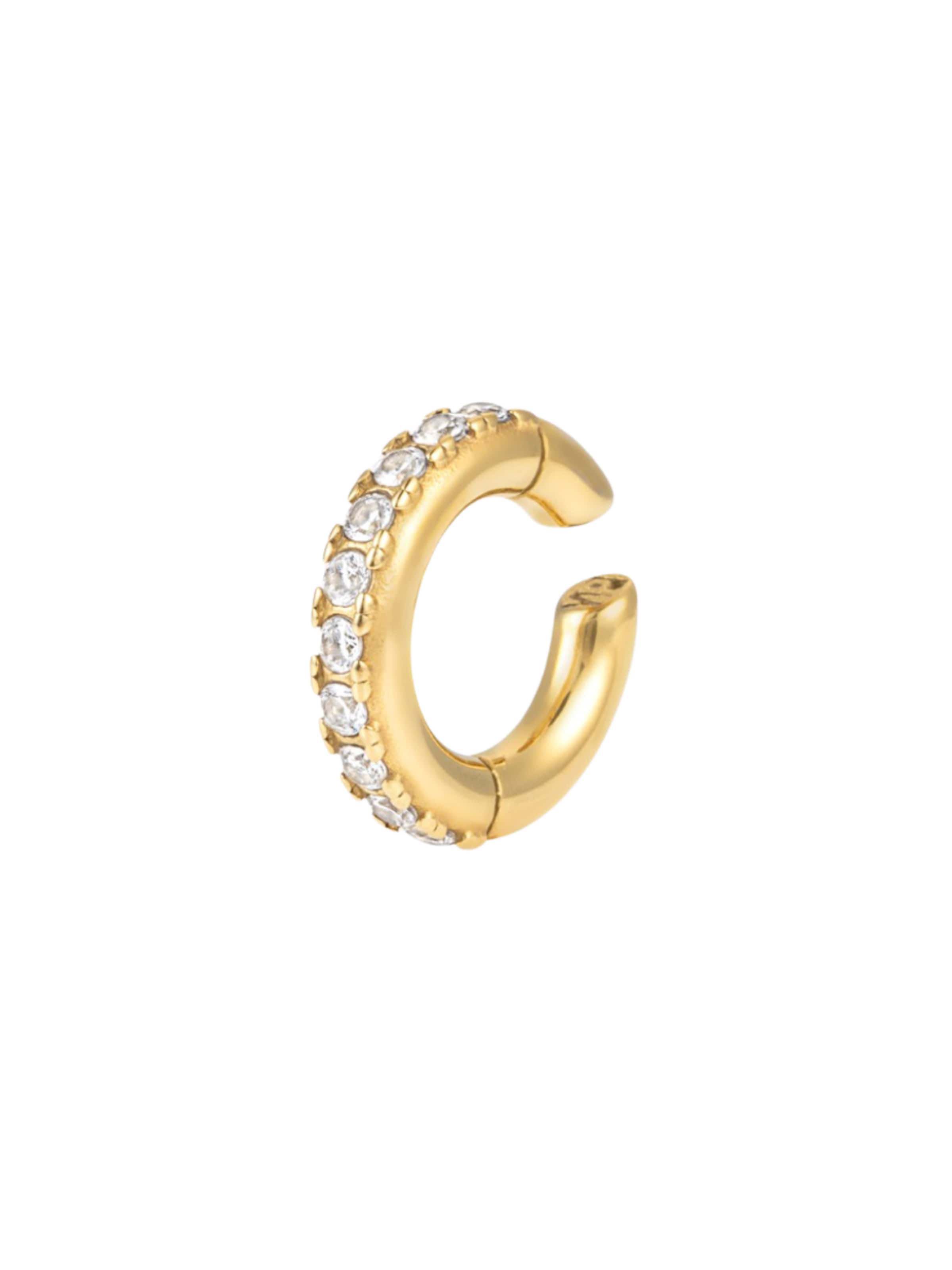 Orecchini 'Ear cuff Kim L G' di YParis in oro: frontale