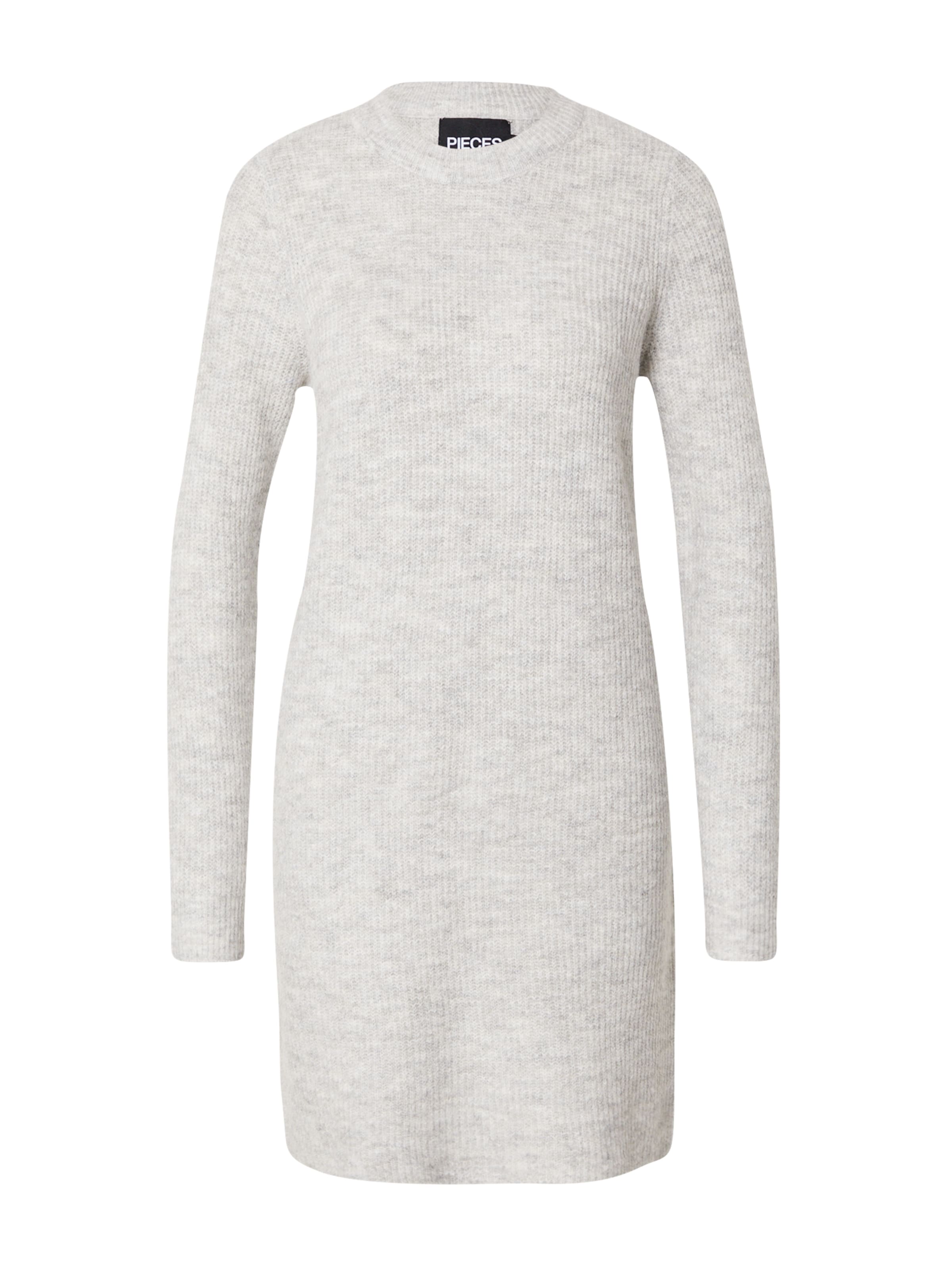 PIECES Трикотажное платье 'Ellen' в Серый: спереди