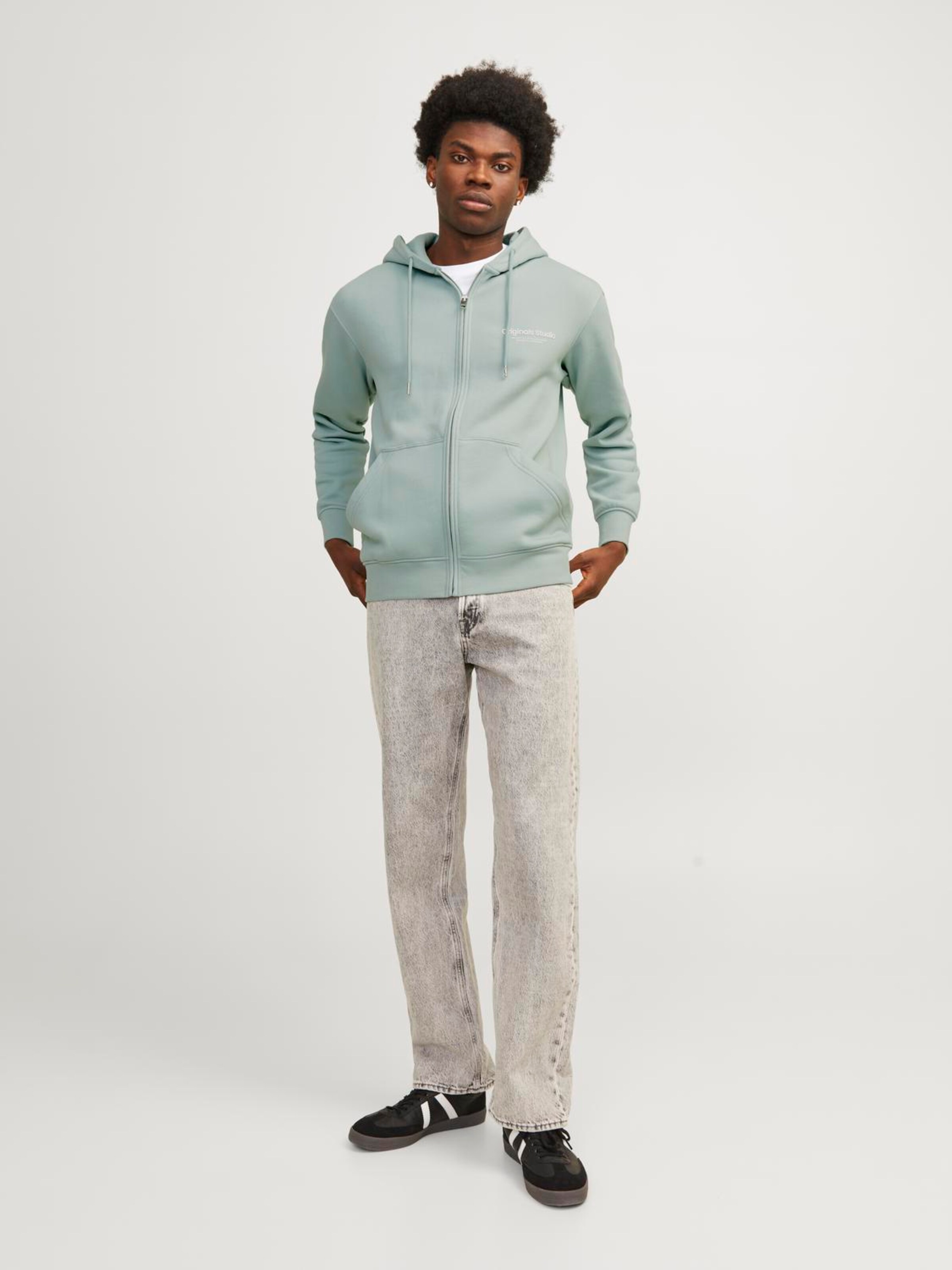 Veste de survetement Vesterbro JACK JONES en Menthe ABOUT YOU