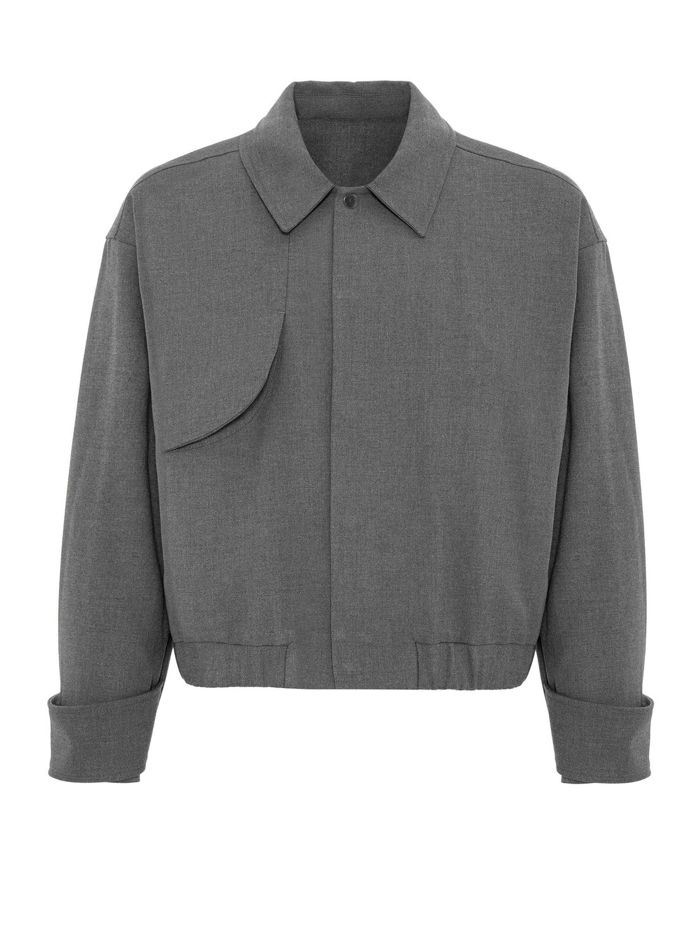 AntiochPrijelazna jakna - siva boja: prednji dio