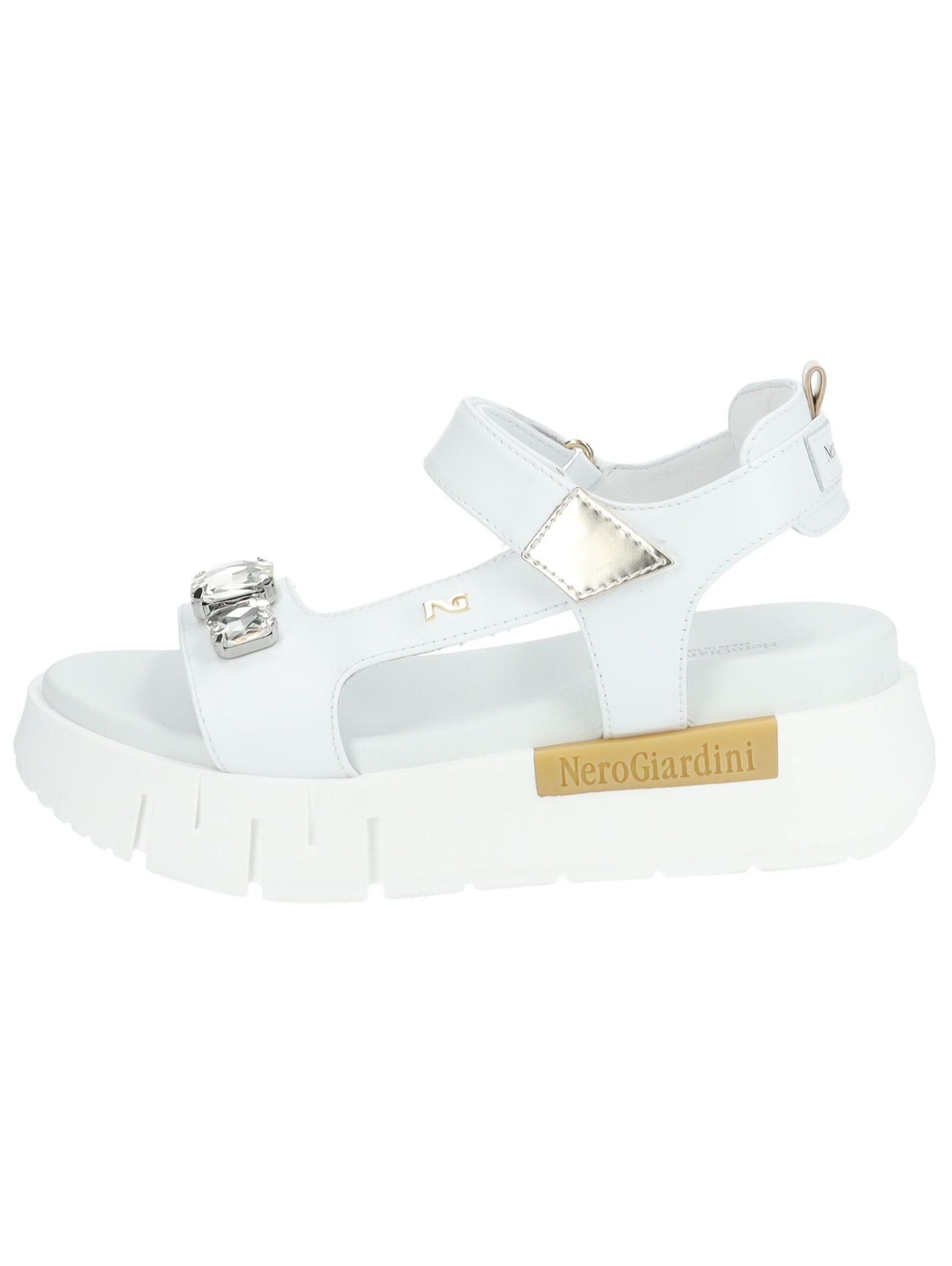 Sandales Nero Giardini en blanc