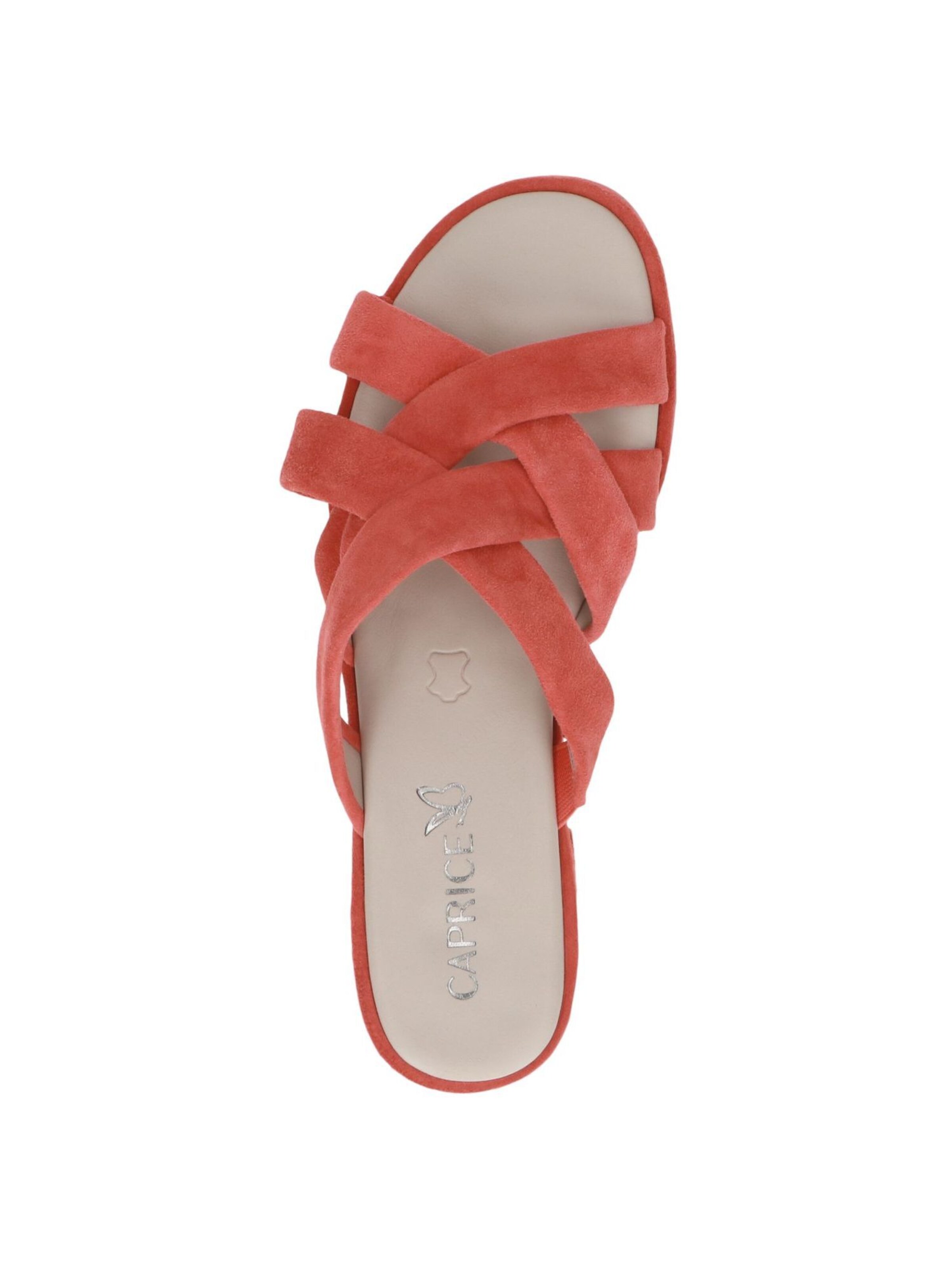 CAPRICE Mules in Orange