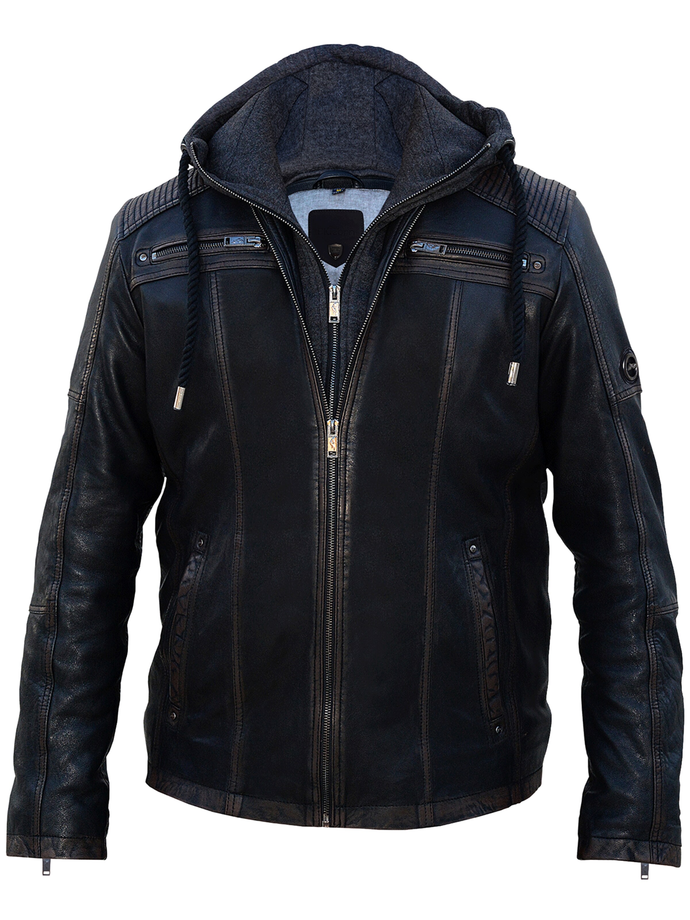 Veste mi-saison 'Hinrik' Agamaa en noir : devant
