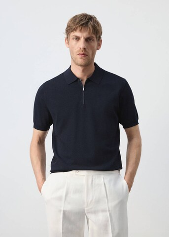 MANGO MAN Sweater 'Bril' in Blue: front