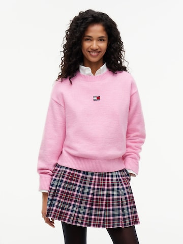 Tommy Jeans - Jersey en rosa: frente