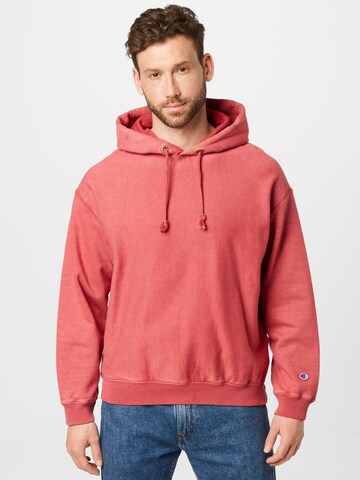 Champion Reverse Weave Sweatshirt in Rot: Vorderseite