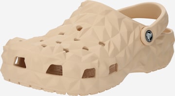 Saboţi 'Classic' de la Crocs pe maro: față