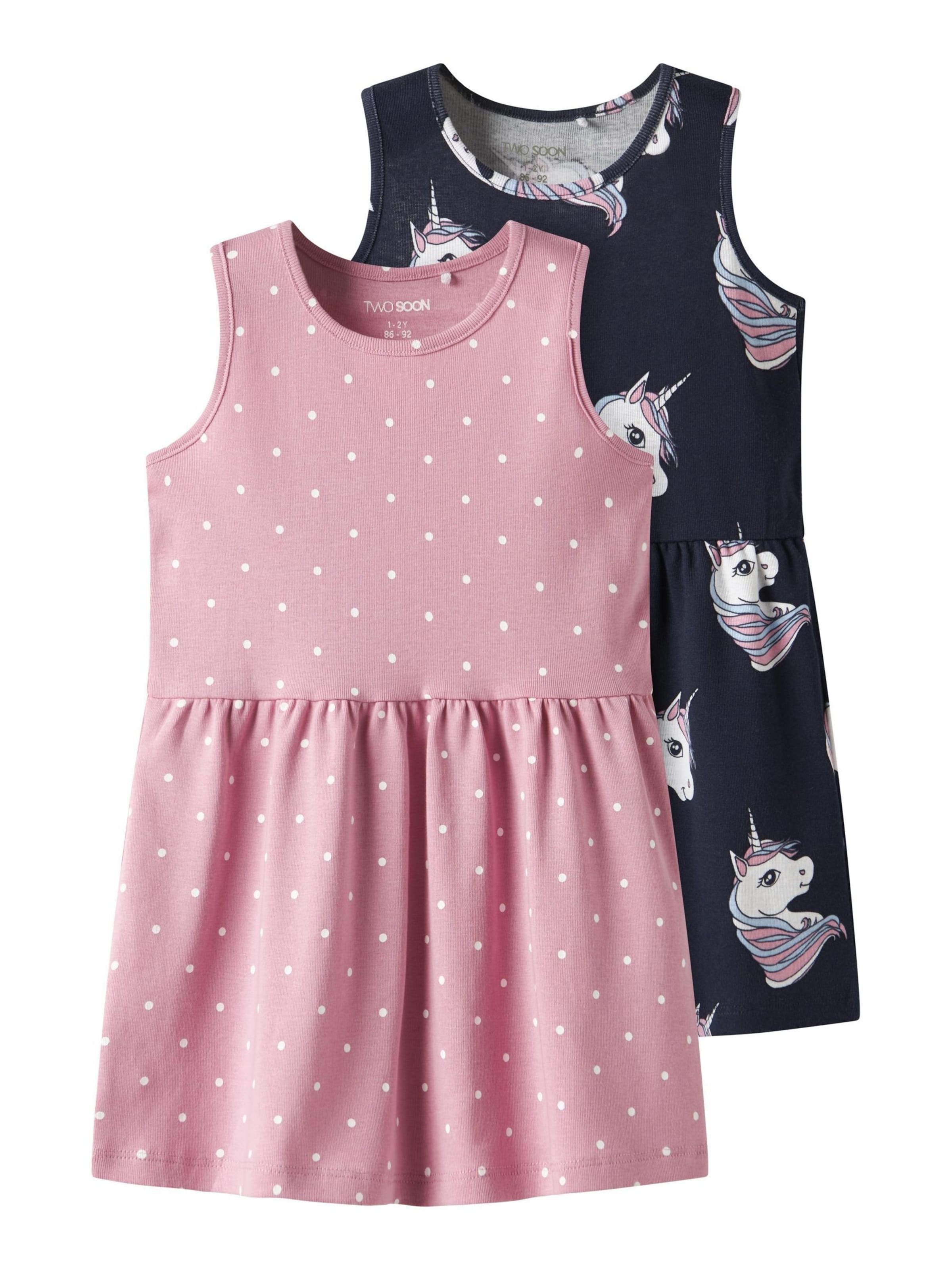 TWO SOON Kjole i blandingsfarvet: forside