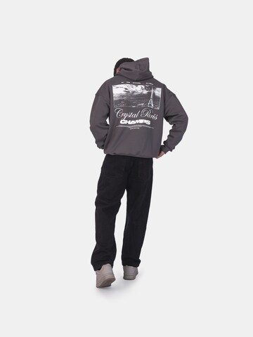 Crystal Paris Sweatshirt 'Laville' in Grey