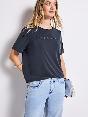 T-shirt STREET ONE en bleu : devant