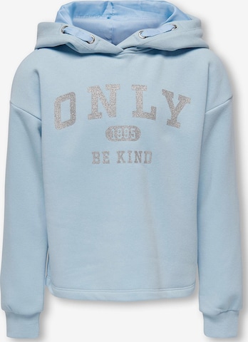 KIDS ONLY Sweatshirt 'Wendy' i blå: framsida