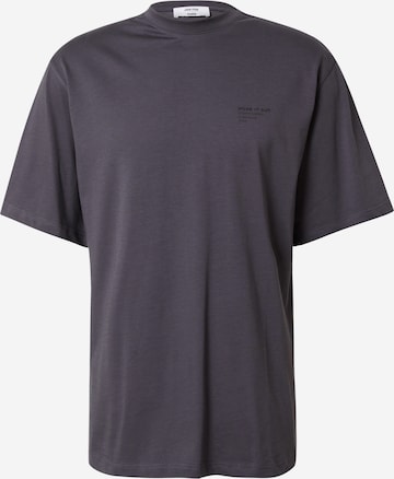DAN FOX APPAREL Shirt 'Mirac' in Grau: Vorderseite