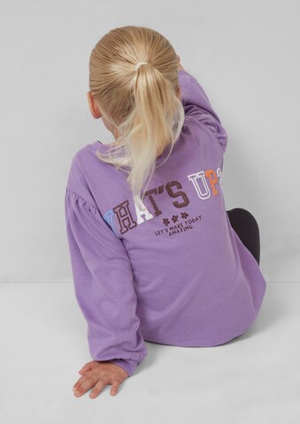 T-Shirt s.Oliver en violet : devant