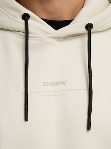 CHASIN' Sweatshirt 'Knox Hood' in Weiß