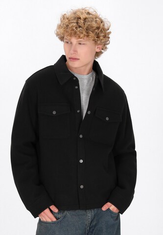 MO - Chaqueta de entretiempo en negro: frente
