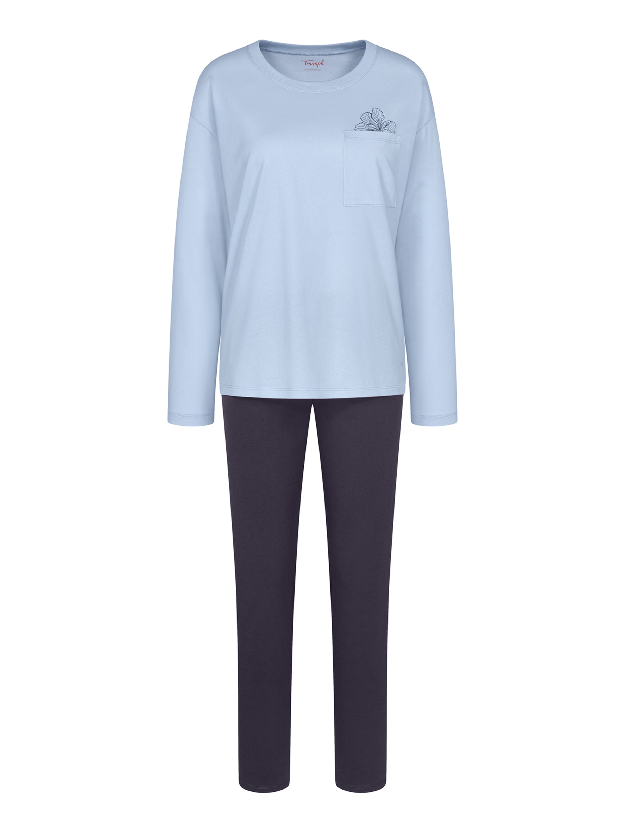 TRIUMPH - Pijama ' Jersey Dream Sets ' en azul: frente