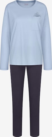 Pyjama ' Jersey Dream Sets ' TRIUMPH en bleu : devant