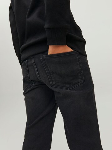 Jack & Jones Junior Slimfit Jeans 'Glenn' in Schwarz