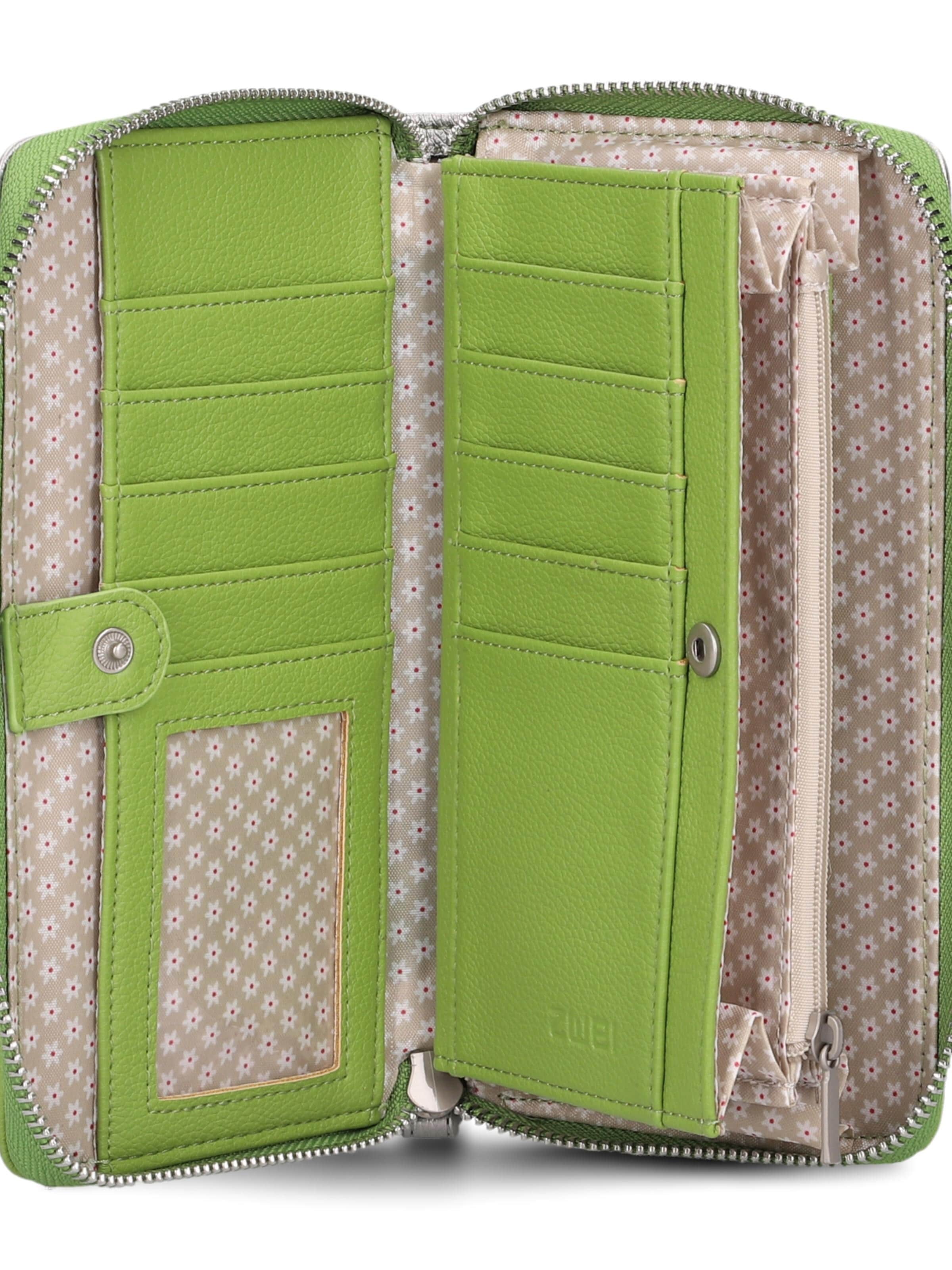 ZWEI Wallet 'Eva' in Green